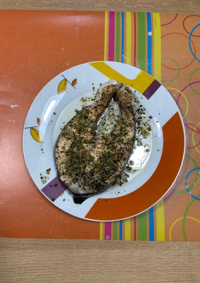 Una foto de Salmón exprés