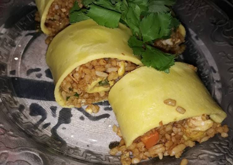Resep Nasgor telur gulung yang nikmat