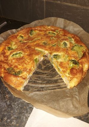 A picture of Quick comforting carb free Quiche.