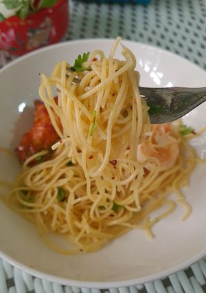 Foto resep Spaghetti Aglio Olio