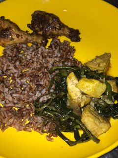 Foto resep Masak tumis kangkung tahu di kosan