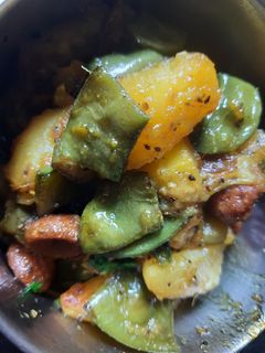 শিম বেগুন ঘন্ট(Shim begun ghonto recipe in Bengali) রেসিপির প্রধান ছবি