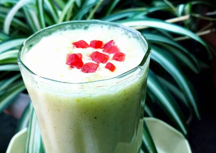 Recipe of Quick Pineapple cucumber juice for weight loss
