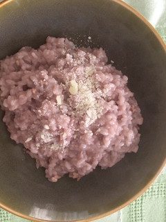 Foto di Risotto al vino rosso