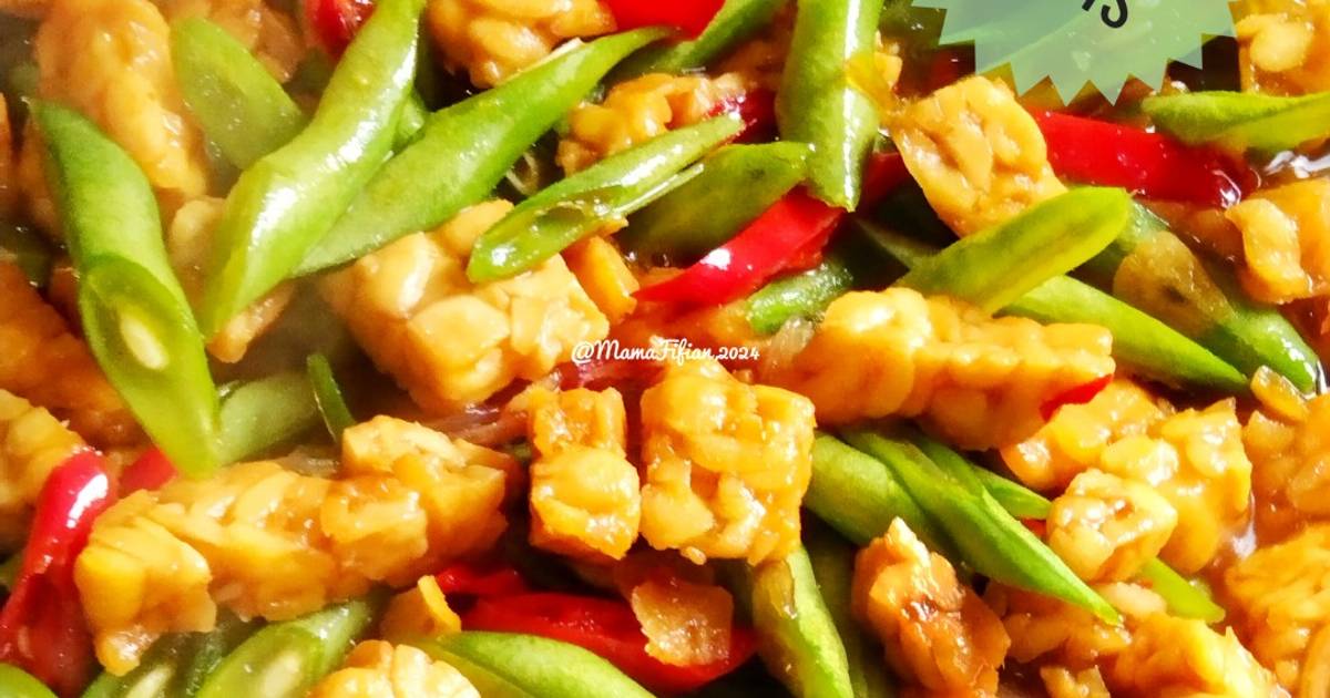 Resep Tumis Tempe Buncis Rasanya Maknyus