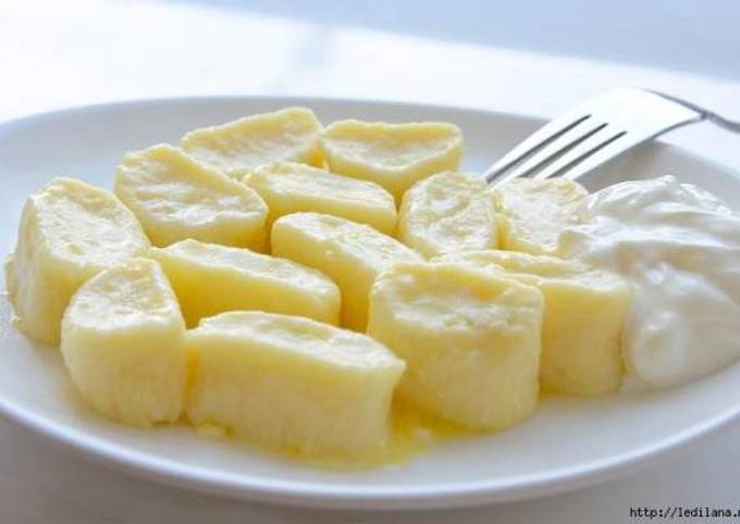 Творожно-манные ленивые вареники