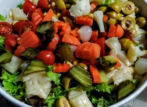 Una foto de ENSALADA🎀Navideña🎄...!