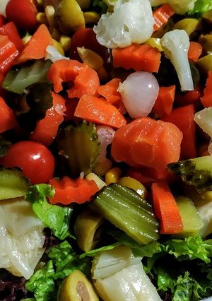 Una foto de ENSALADA🎀Navideña🎄...!