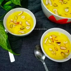 A picture of Rice Custard Pudding.