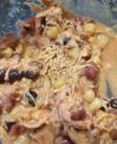 Crock-Pot cream cheese, chicken chili