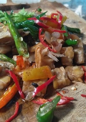 Foto resep Tumis ikan asin