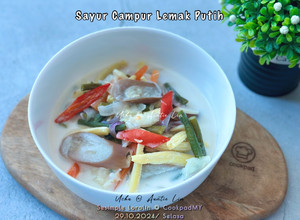 Gambar Sayur Campur Masak Lemak Putih