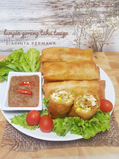Foto resep Lumpia isi tumis tahu tauge