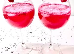 Foto di Aperitivo analcolico ai lamponi