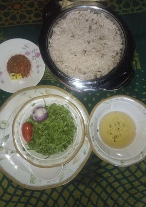 A picture of Shinkafa da wake.