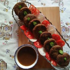 A picture of Shami Kabab.