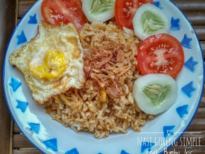  Resep membuat Nasi Goreng Simple Enak Bumbu Iris dijamin enak