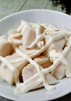 A picture of Summer Bamboo Shoot Salad (with mayonnaise).
