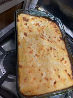 صورة لوصفة مكرونة بشاميل لايت