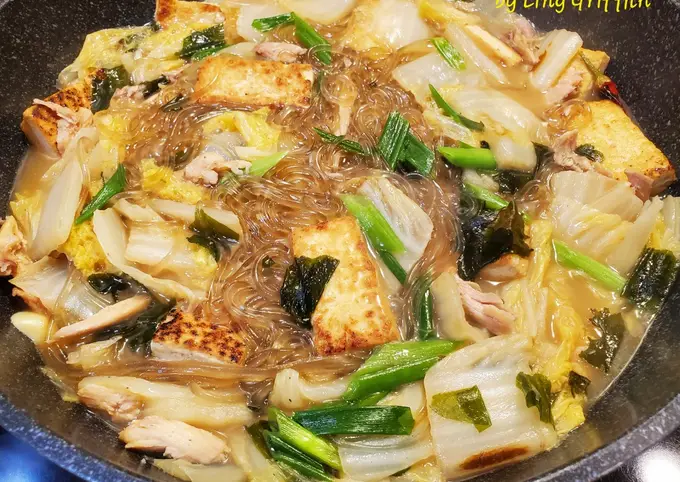 Cabbage and tofu casserole