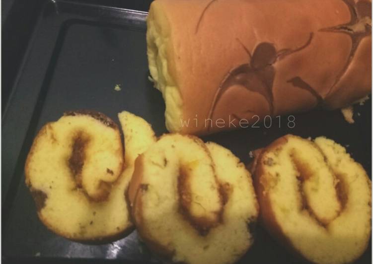 Resep Bolu gulung selai nenas yang mudah