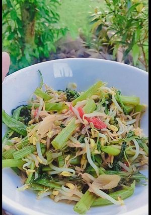 Foto resep Tumis kangkung tauge