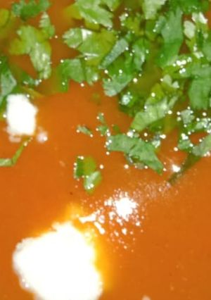 A picture of Tomato soup.