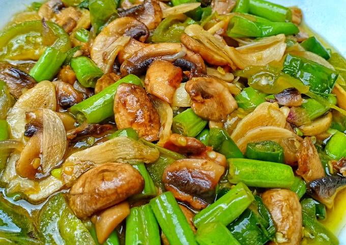 Cara Memasak Resep Oseng Buncis Champignon