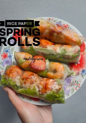 Foto resep Rice Paper Spring Rolls (madebyircia)