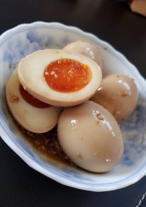 Hình của món Trứng ngâm tương (Nhật Bản).