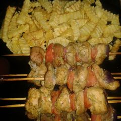A picture of Chicken Skewers # Chicken Contest.