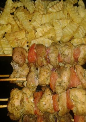 A picture of Chicken Skewers # Chicken Contest.