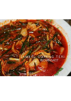 Foto resep Sambal goreng teri kucai