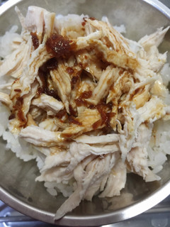 簡易雞絲飯 的食譜成品照片