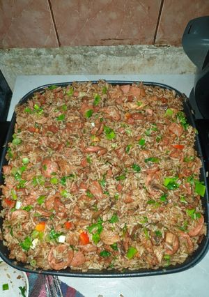 Una foto de Arroz cantones a mi gusto