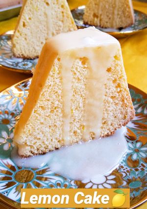 Foto resep Lemon Cake with Lemon Glaze