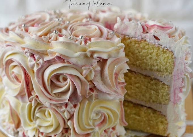 Resep Cake Hias Bolu Jadul, Lezat Sekali