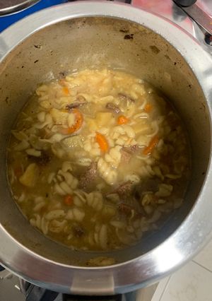 Foto de Sopa com uma foto não muito bonita,mas real e saborosa........