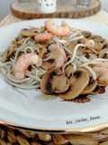 Champiñones con Gambas y Gulas