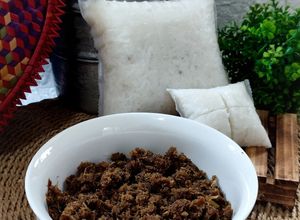 Gambar Nasi Kapit Sambal Hitam Terengganu
