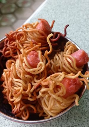 Foto resep Sosis Gulung Mi (Tanpa Telur)