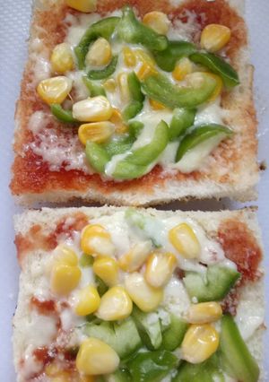 A picture of Bread pizza.