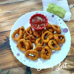 A picture of Snake Gourd Fritters.