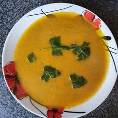 A picture of One Apple an Veg. Soup.