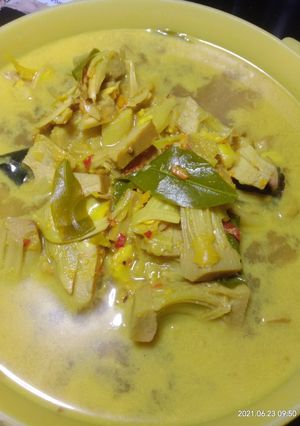 Foto resep Sayur Gori Bumbu Kuning