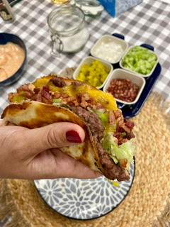 Una foto de Taco burger 🌮 🍔 - Receta Viral y, no es para menos