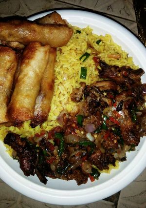 A picture of Yellow rice.