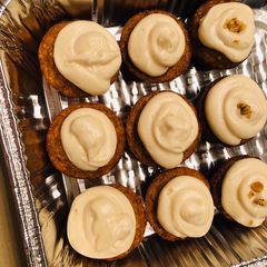 A picture of Morning Glory Carrot Muffins.