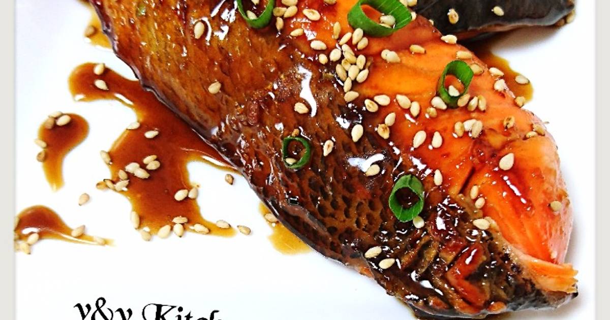 Resep Salmon Honey Teriyaki Glaze Oleh Yny Cookpad