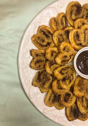 Una foto de Palmeritas de canela y azúcar morena